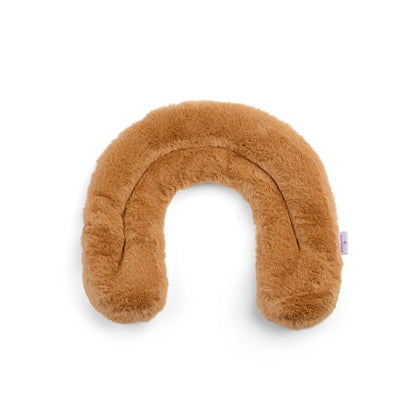 Brown Sherpa Curved Neck Wrap Warmies