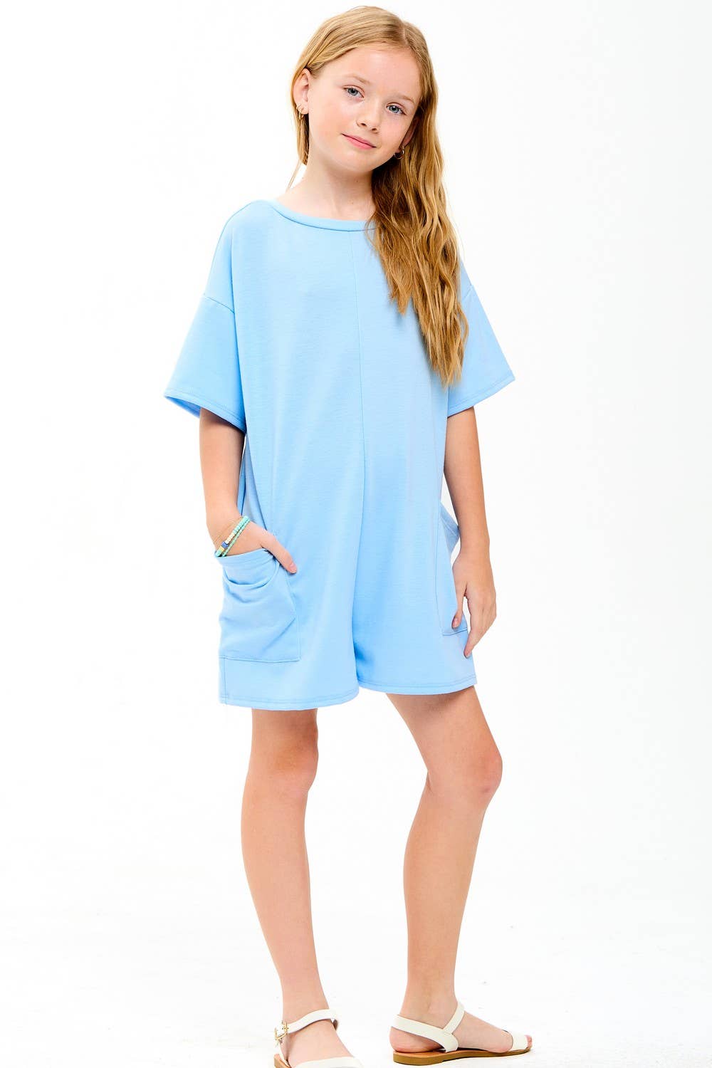 Low-Back Oversized Romper/Onesie