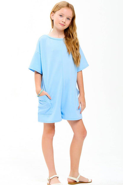 Low-Back Oversized Romper/Onesie