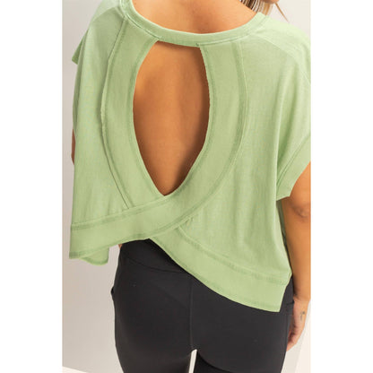 Boxy Crew Neck Top