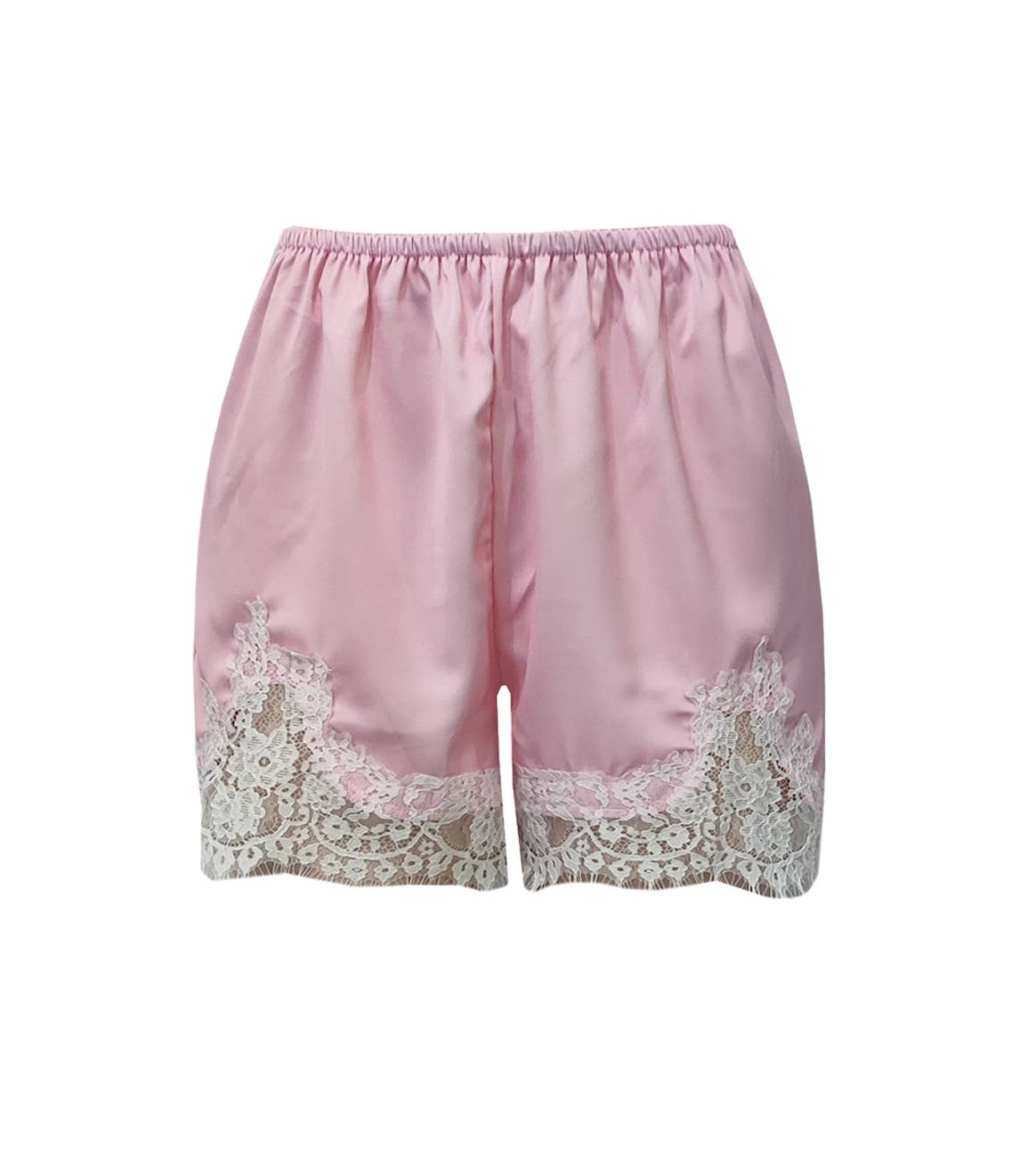 Lightweight Lace Trim Relaxed Fit Boxer Shorts