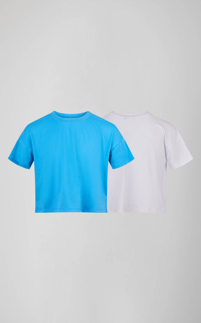 Youth Super Soft Deluxe Boxy Short Sleeve T-Shirts 2 Pack