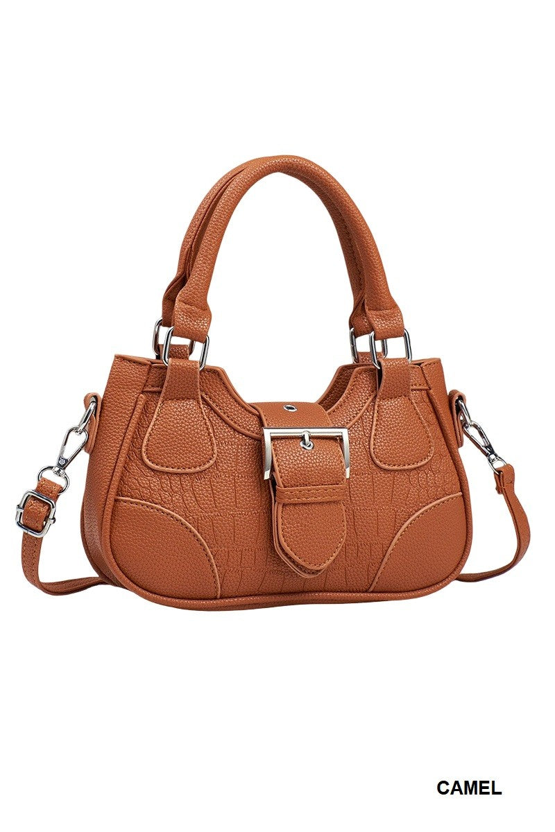 Buckle Strap Tote Bag