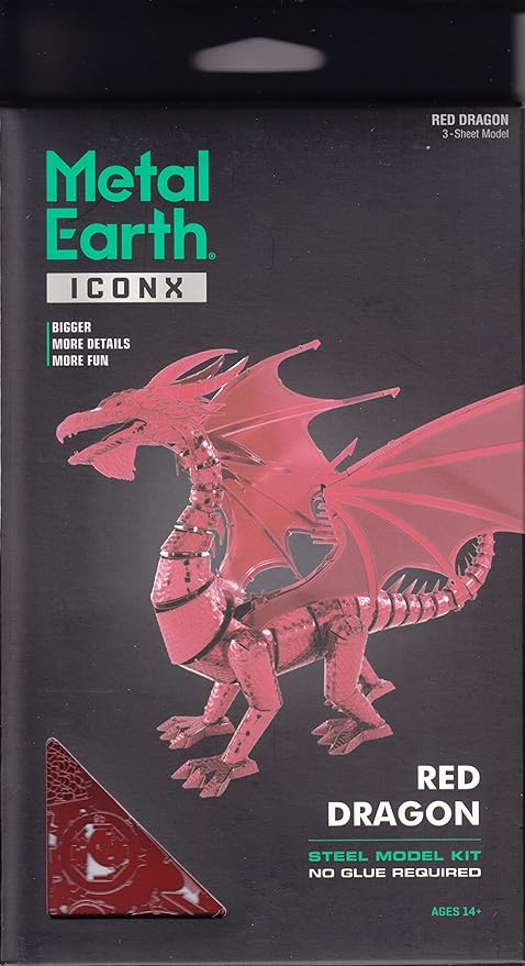 Red Dragon Premium Series Metal Earth Model Kit