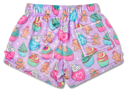 Gingerbread Cafe Plush Shorts