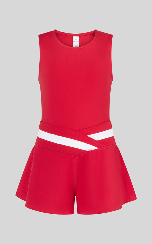 Tween Girls Tank Top, Sporty Crossover Skort, and Fanny Bag Set