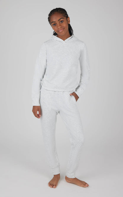 Girls Terry Brushed Side Cinched Hoodie and Jogger