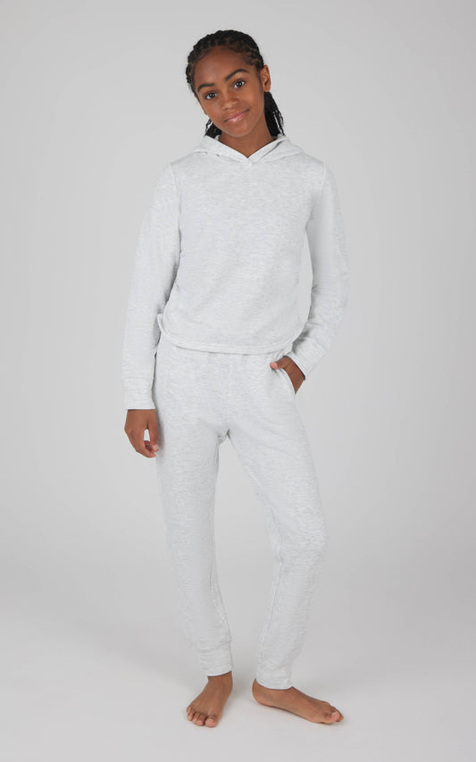 Girls Terry Brushed Side Cinched Hoodie and Jogger