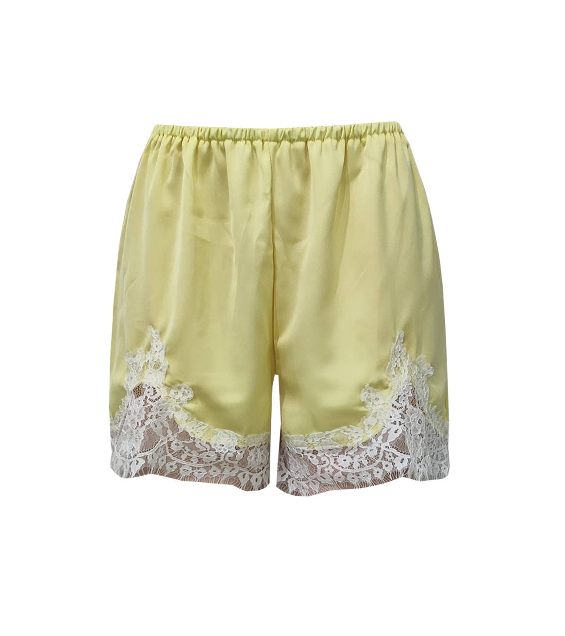 Lightweight Lace Trim Relaxed Fit Boxer Shorts
