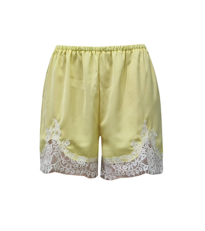 Lightweight Lace Trim Relaxed Fit Boxer Shorts