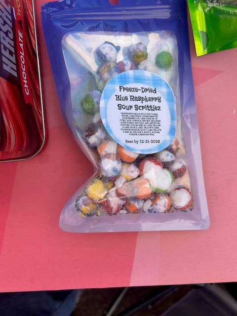 Blue Raspberry Sour Skittles