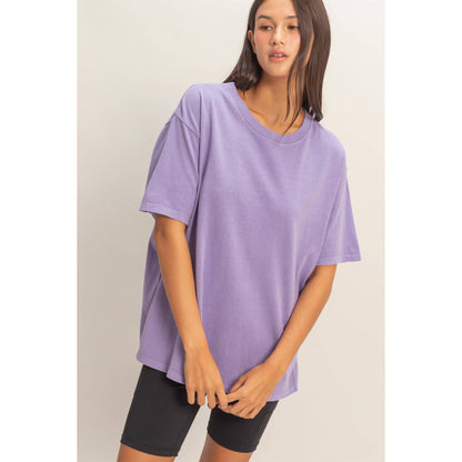 Pigment Dyed Crew Neck T-Shirt