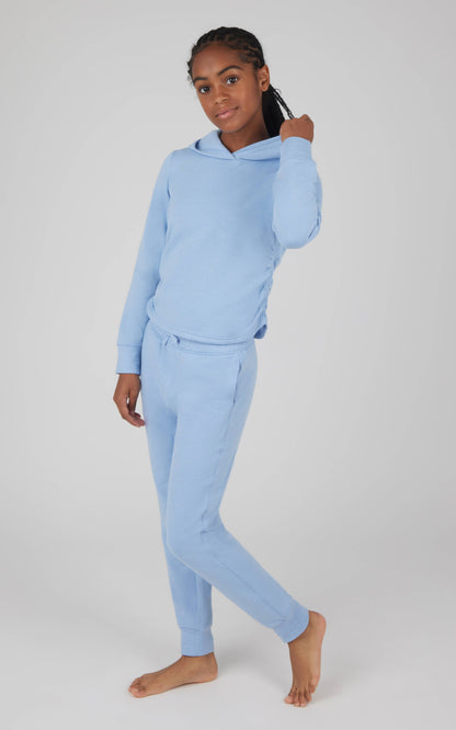 Girls Terry Brushed Side Cinched Hoodie and Jogger