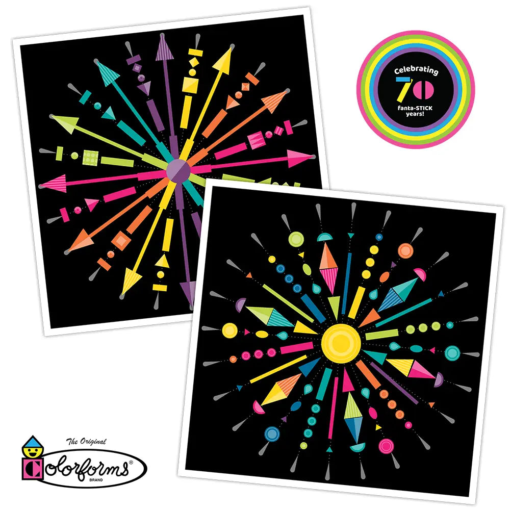 Colorforms Stickers For Kids 70th Anniversary Box Set