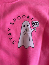 Stay Spooky Neon Pink Crewneck Sweatshirt