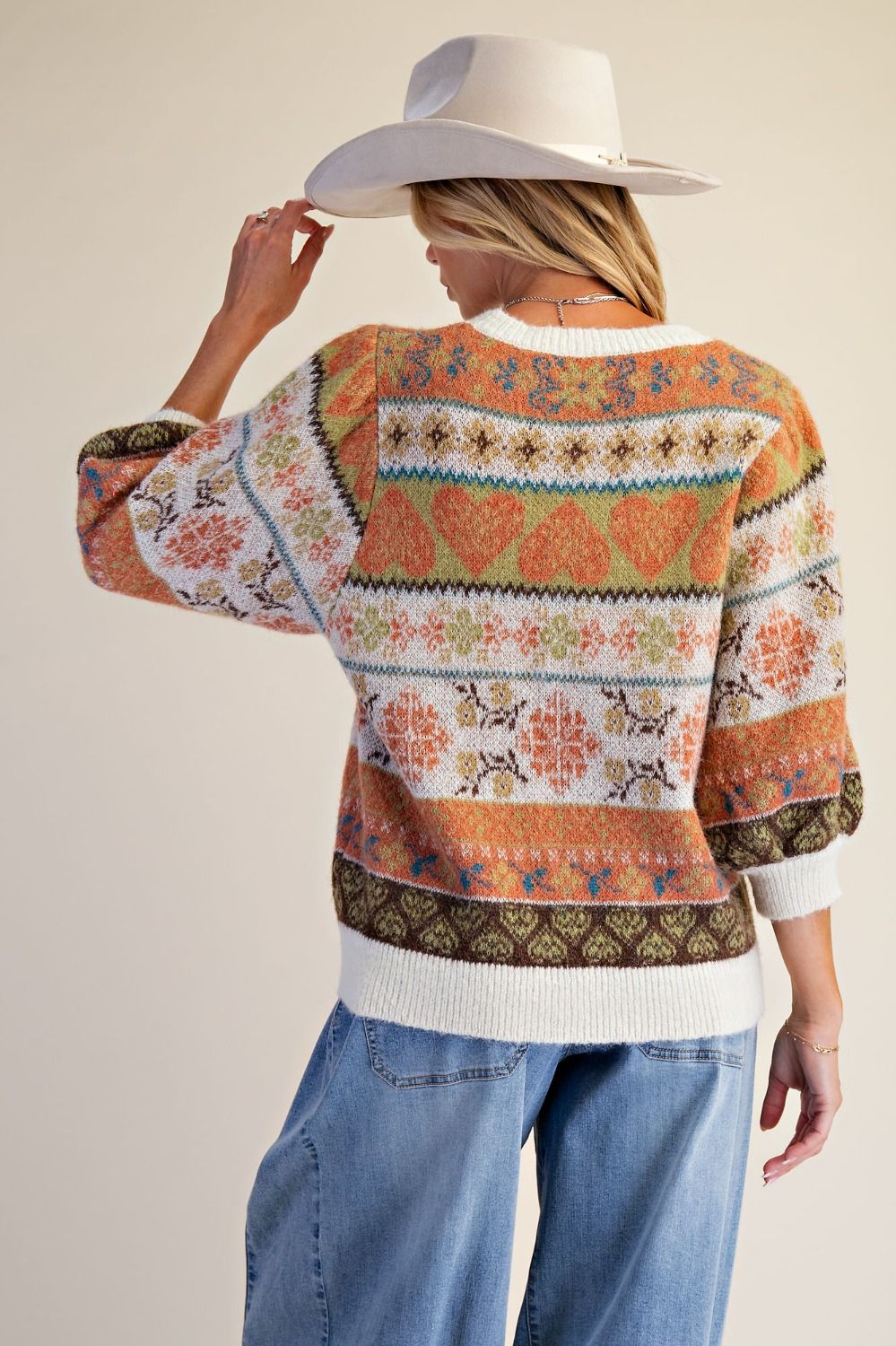 Multi Color Knitted Sweater