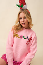 Merry Letter Christmas Sweater