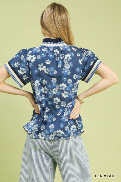 Mixed Media Print Top