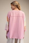Print Washed Boxy Top