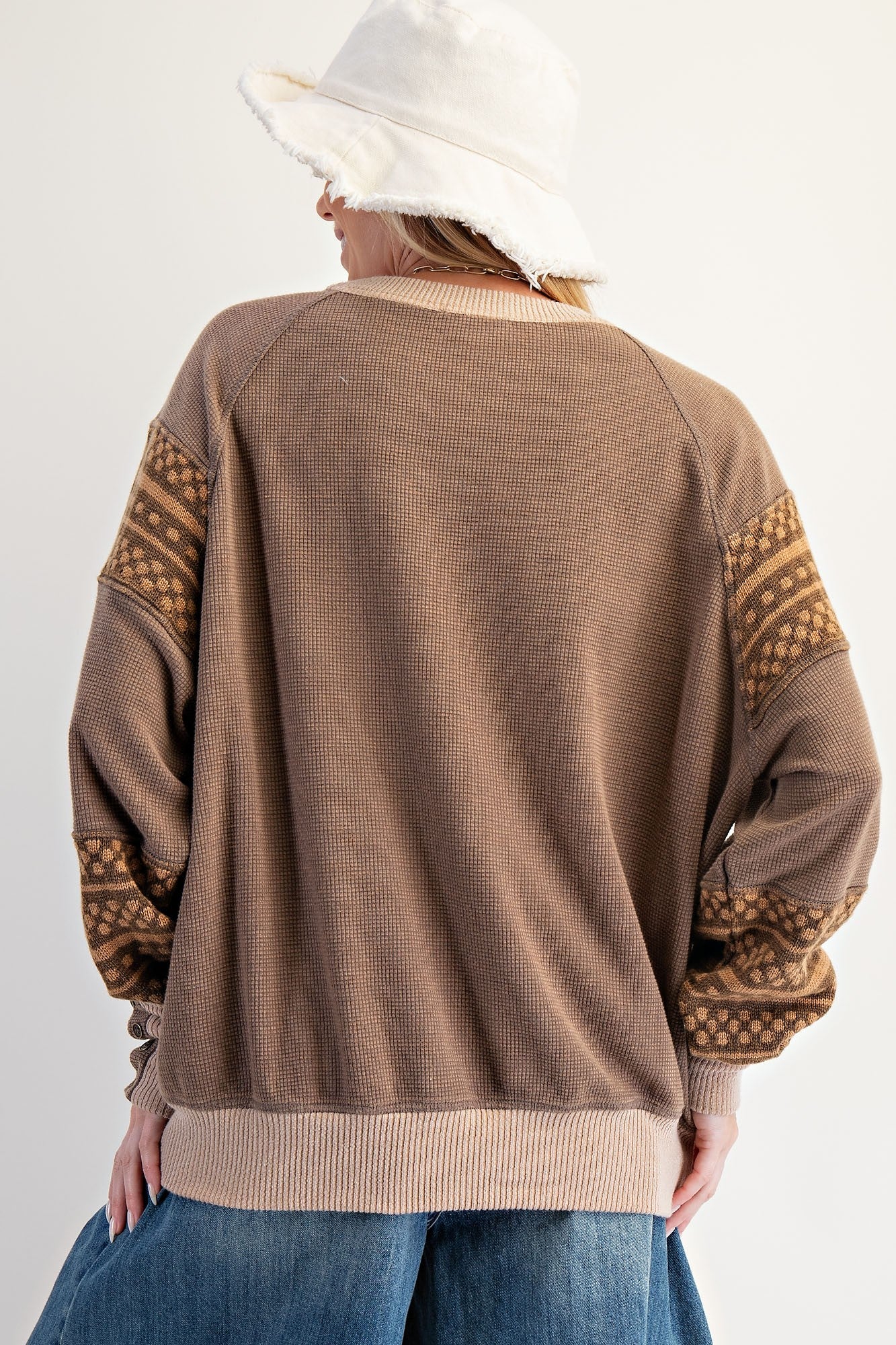 Long Sleeves Thermal Pullover