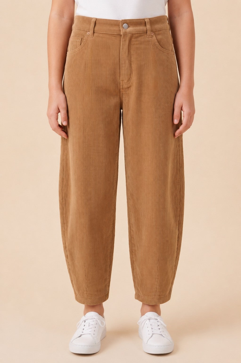 Girls Straight Leg Relaxed Fit Corduroy Pants