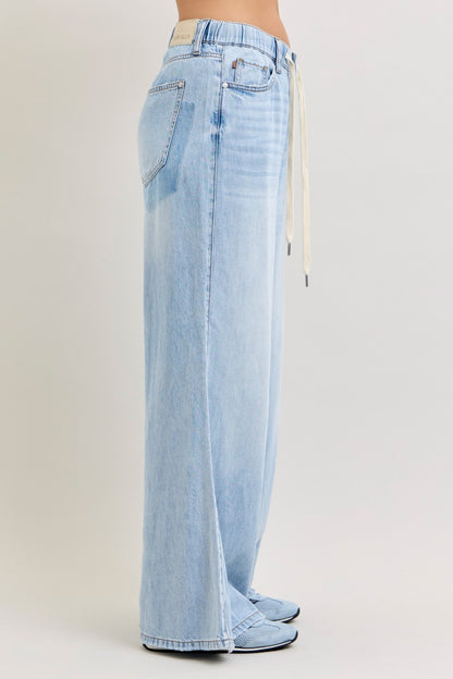 HW Featherweight Palazzo Shadow Light Pkts W/ Elastic WB