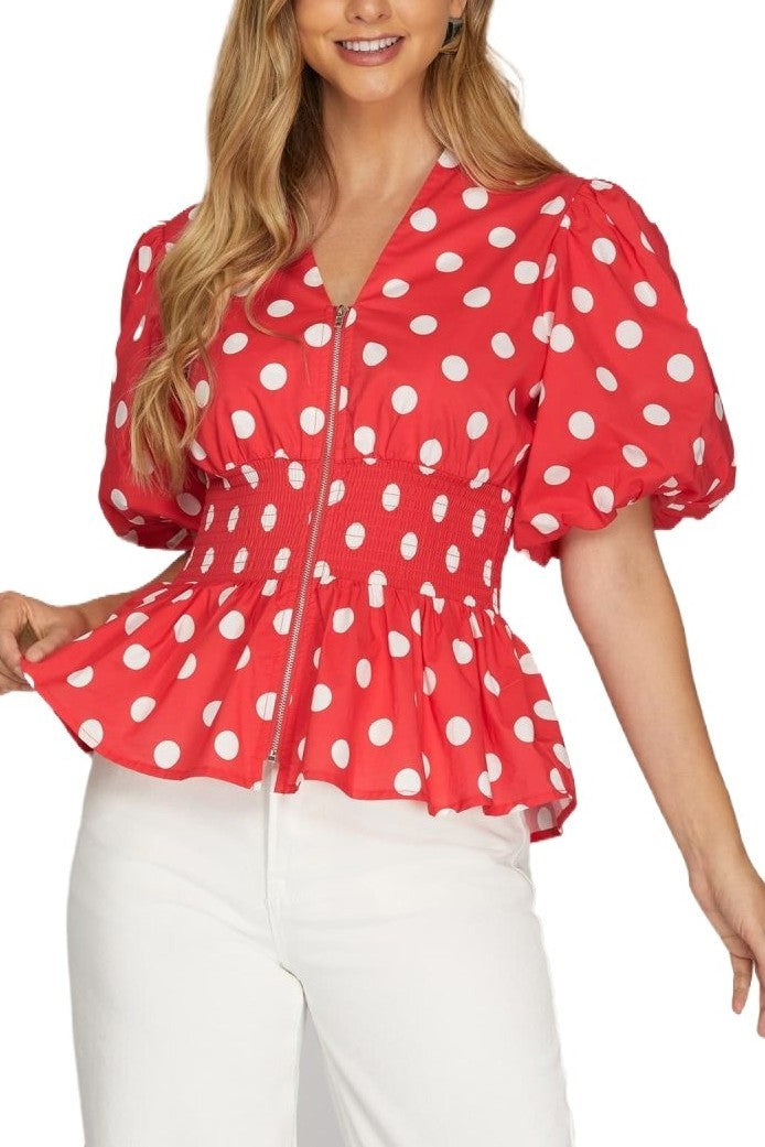 Polka Dot Top