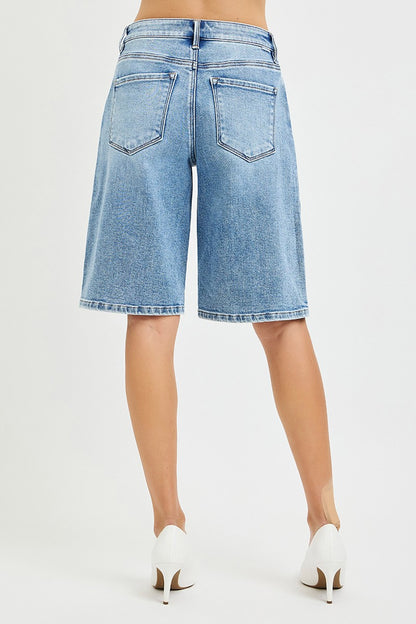 Slouchy Jorts With Shadow Wash
