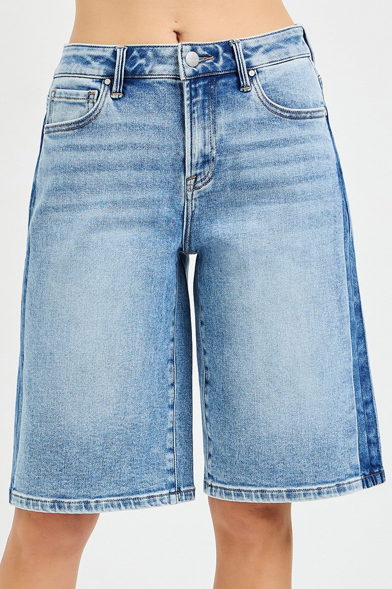 Slouchy Jorts With Shadow Wash