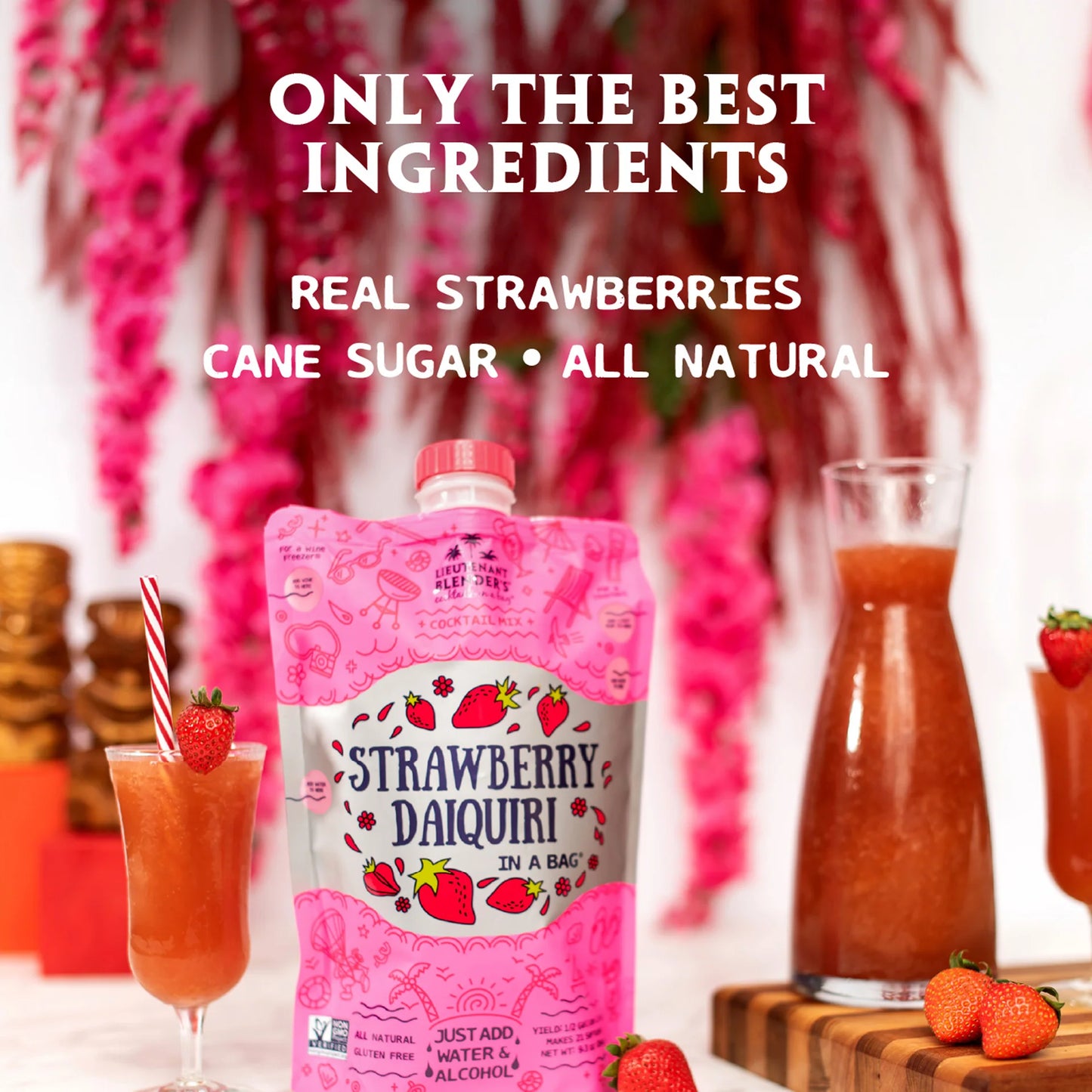 Strawberry Daiquiri in a Bag