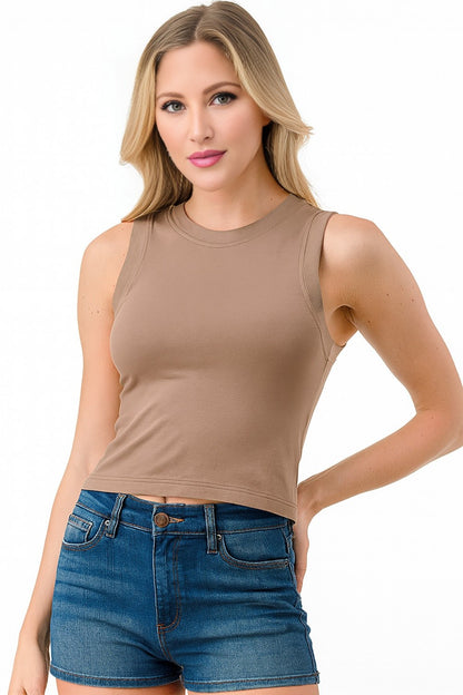 Basic Crop Tank Top