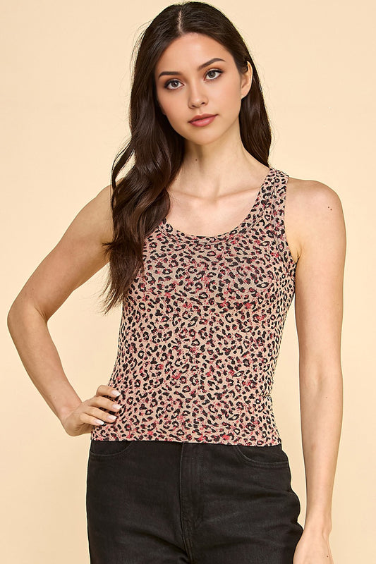 Leopard Print Tank Top
