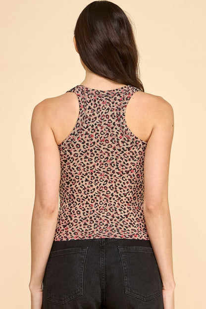 Leopard Print Tank Top
