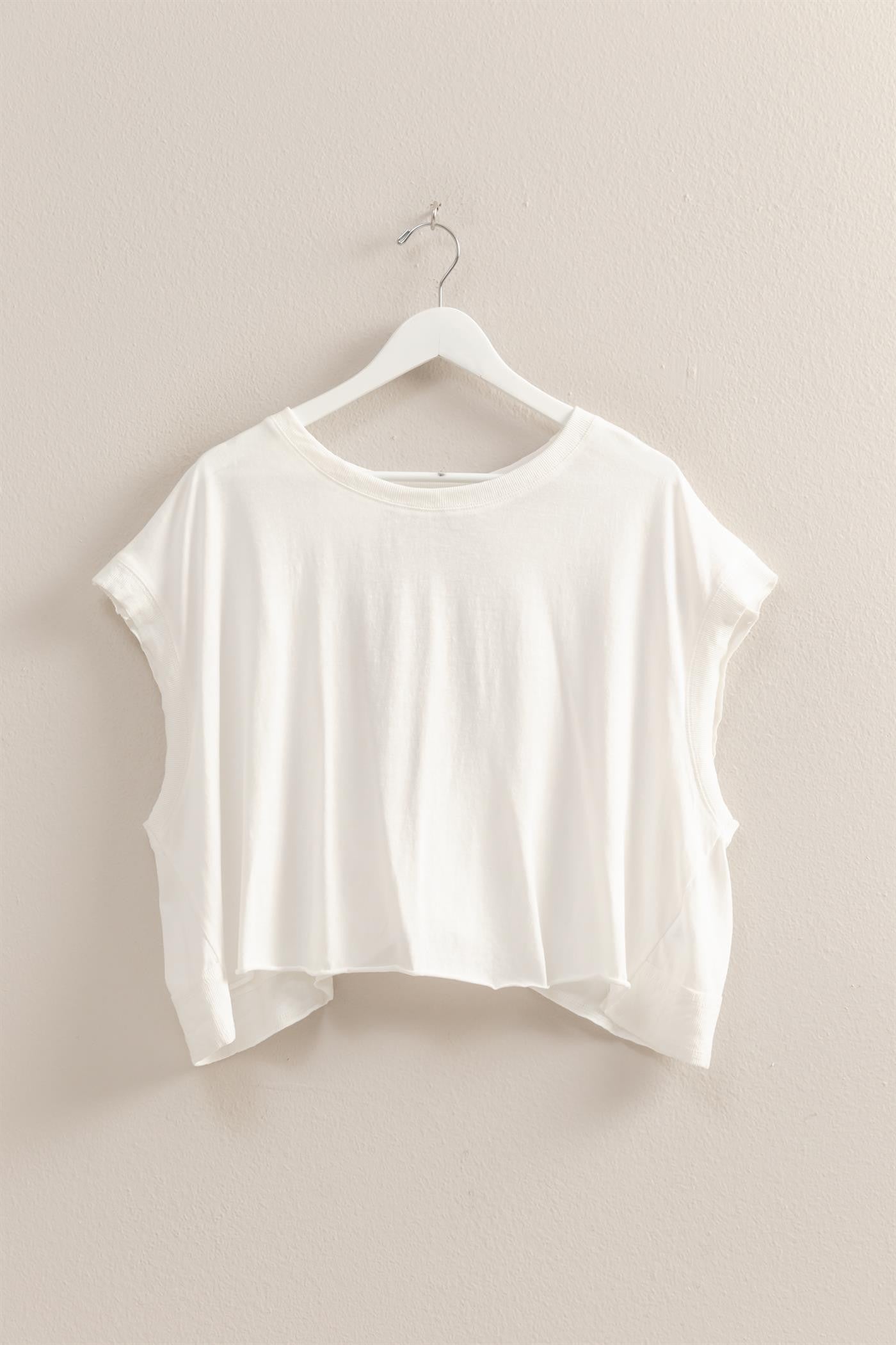 Boxy Crew Neck Top