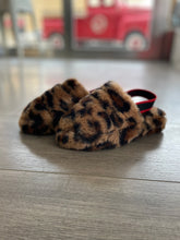Youth Leopard Furry Slip-on Shoes