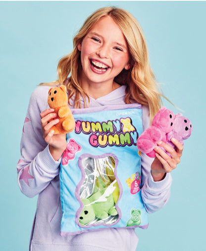 Yummy Gummies Packaging Fleece Plush