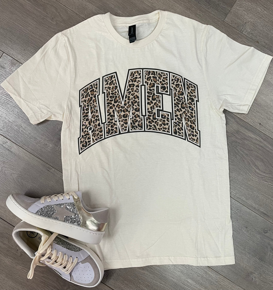 Amen Rhinestone Tee