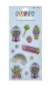 Gumball Machine Puffy Stickers