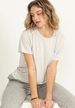 Silver Ultra Soft Short Sleeve Tee