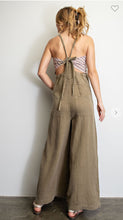 Faded Olive Tie Back Jumpsuit