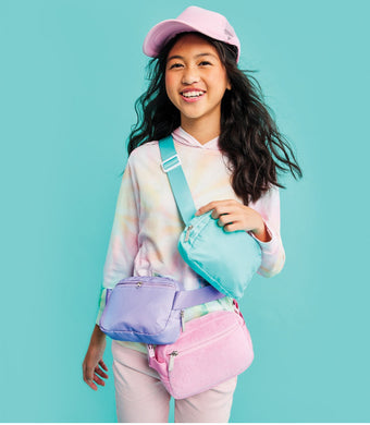 Small Pink Terry Belt Bag