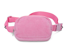 Small Pink Terry Belt Bag