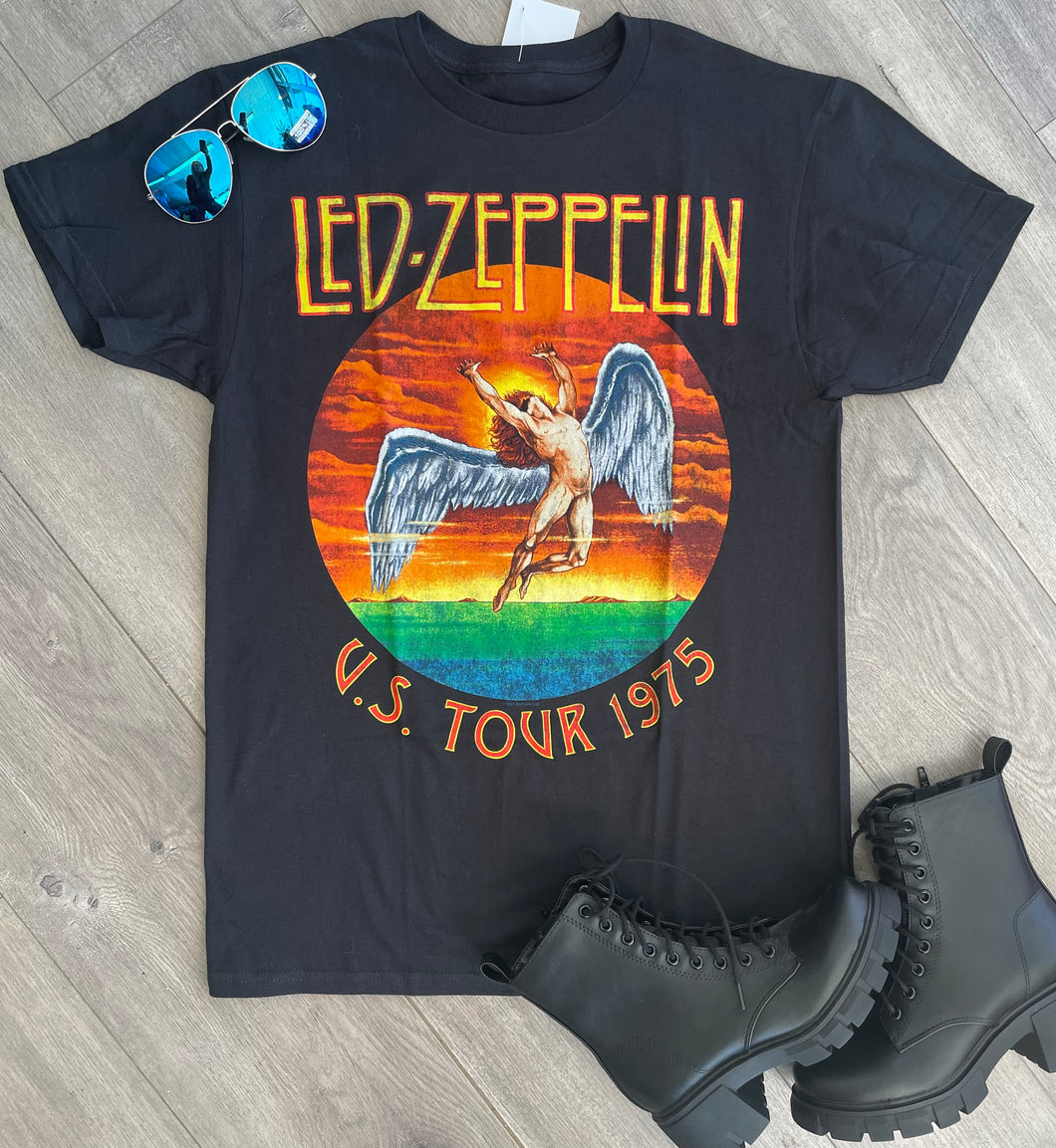 Licensed Led Zeppelin Screen Print T-Shirt