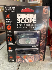 Rechargeable LED HeadLamp