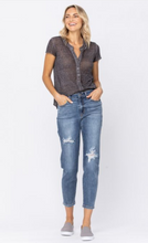 High Waist Distressed Slim Fit Judy Blue Jeans