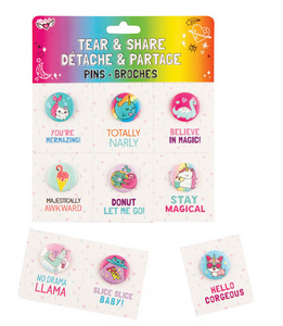 Tear And Share Fantasy Buttons
