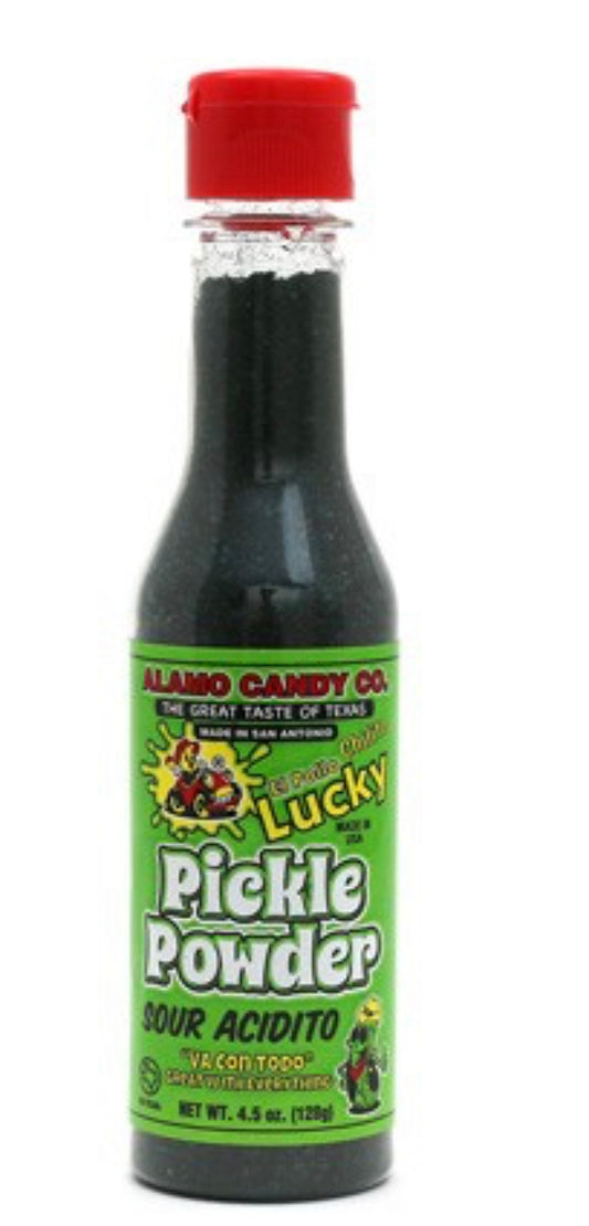 ALAMO CANDY Sour Pickle Powder Bottle