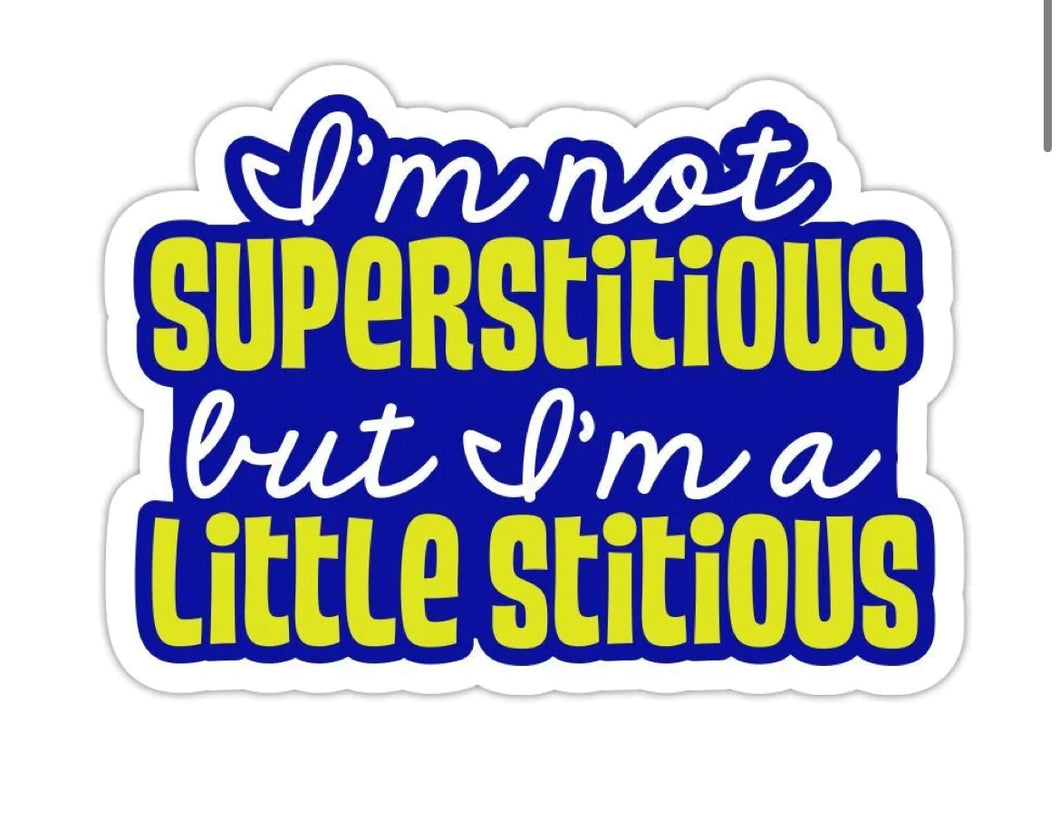 Superstitious Sticker