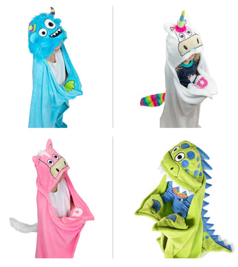 Kids Hooded Blanket