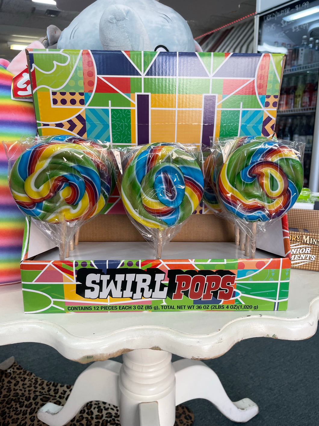 Large Wild West Swirl Lollipop Sucker